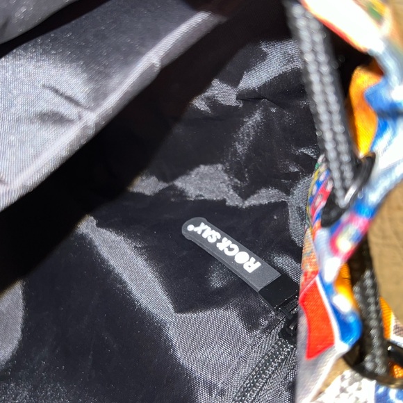 Rocksax Rolling Stones 1978 Tour Heritage Backpack Bag Rock Book bag Travel - Picture 7 of 8